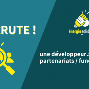 Recrutement développeur.se de partenariats et fundraising Recrutement développeur.se de partenariats et fundraising