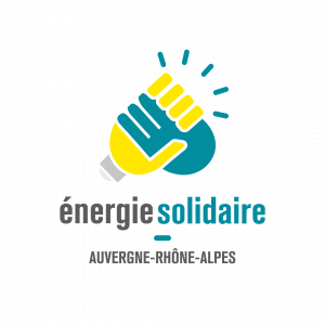 Logo Énergie Solidaire Auvergne-Rhône-Alpes - Carré - Quadri pour fonds clairs
